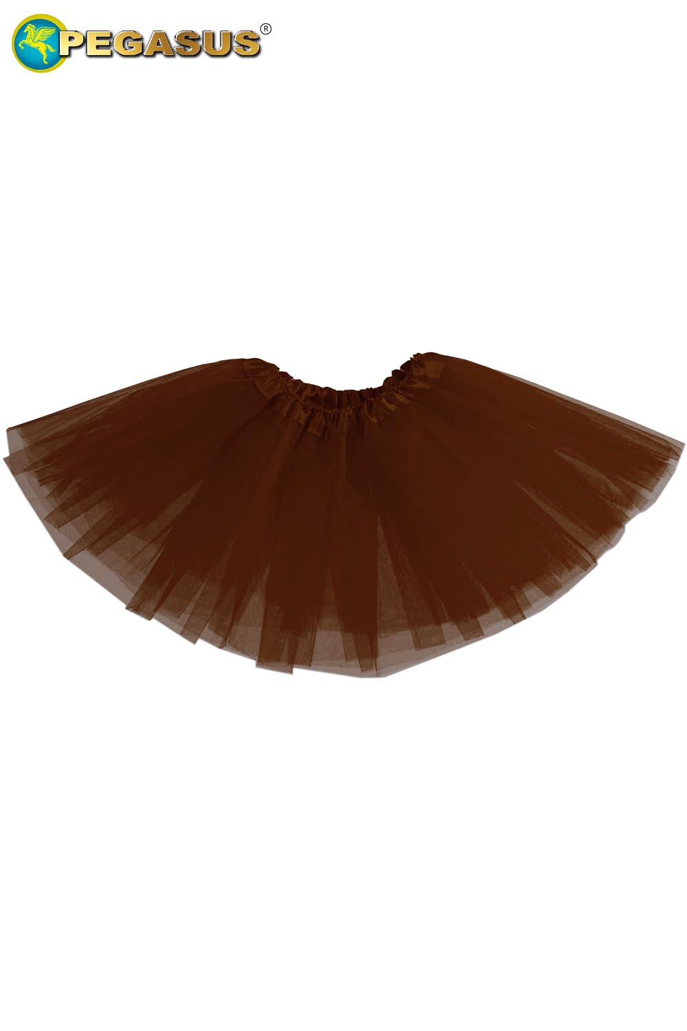 GONNA TULLE BAMBINA MARRONE